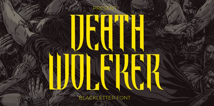 Death Wolfker Font Poster 1