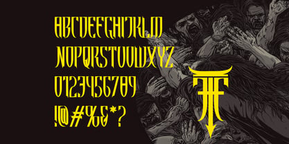 Death Wolfker Font Poster 2