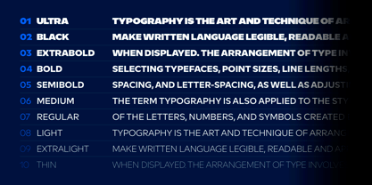 Multima Font Poster 4