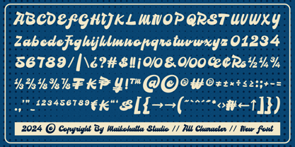 Challed Font Poster 7