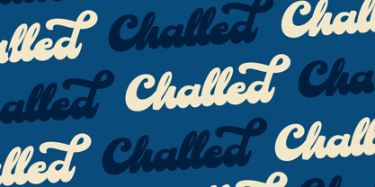 Challed Font Poster 6