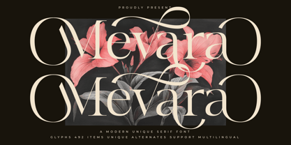 Mevara Font Poster 1