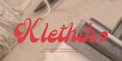 Klethih Font Poster 1