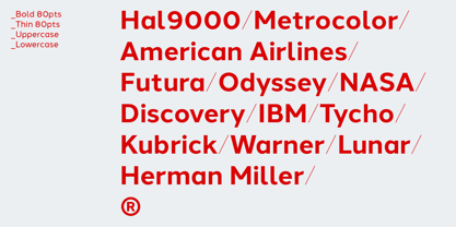 Halcom Font Poster 5