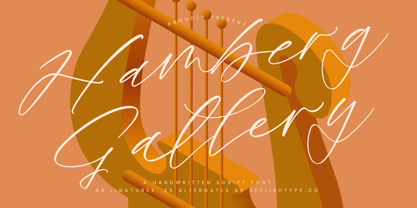 Hamberg Gallery Font Poster 1