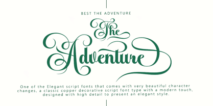 The Bonarty Font Poster 4