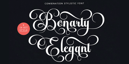 The Bonarty Font Poster 6