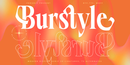 Burstyle Fuente Póster 1