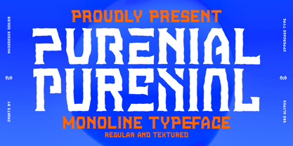 Purenial Font Poster 1