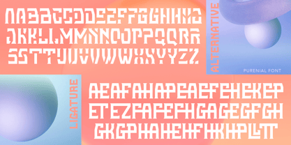 Purenial Font Poster 7