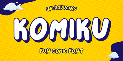 Komiku Font Poster 1