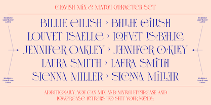 Clavish Font Poster 6