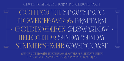 Clavish Font Poster 5