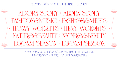 Clavish Font Poster 7