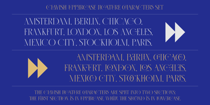 Clavish Font Poster 2