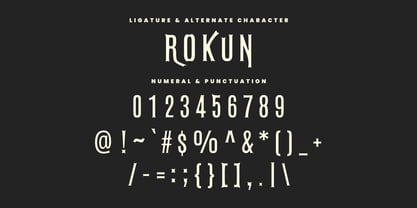 MC Rokun Metal Font Poster 7