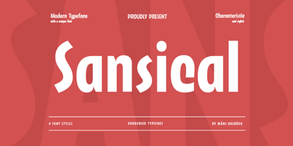 Sansical Font Poster 1