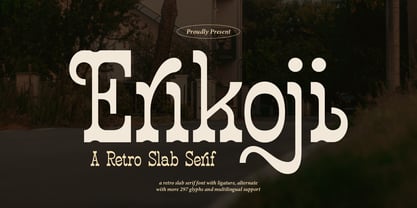 Erikoji Font Poster 1