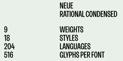 Neue Rational Condensed Police Poster 7