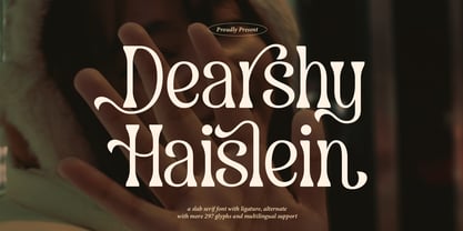 Dearshy Haislein Font Poster 1