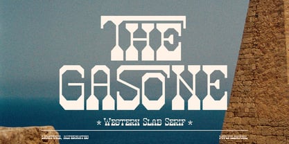 The Gasone Font Poster 1