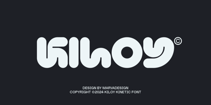 Kiloy Font Poster 1