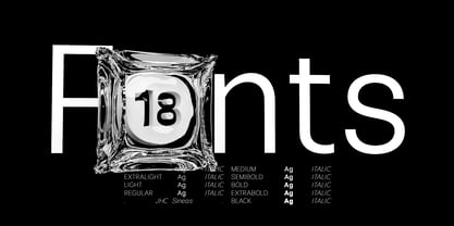 JHC Sineas Font Poster 3