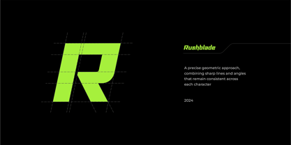 Rushblade Fuente Póster 7