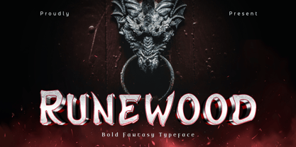 Runewood Font Poster 1