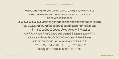 The Huntley Font Poster 15