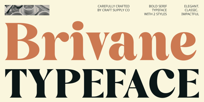 Brivane Font Poster 1