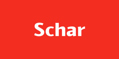 Schar Font Poster 8