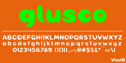 Glusco Font Poster 2