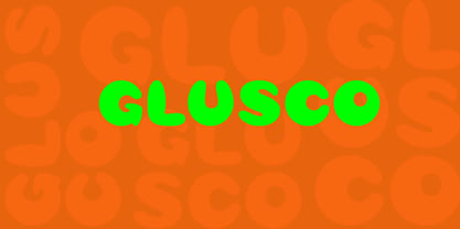 Glusco Font Poster 1