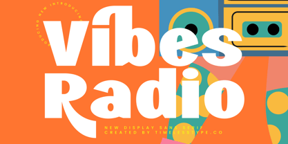 Vibes Radio Font Poster 1