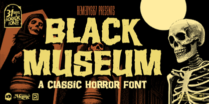 Black Museum Font Poster 1