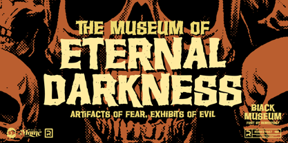 Black Museum Font Poster 2