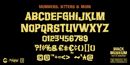 Black Museum Font Poster 6