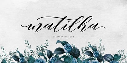 Matilha Script Font Poster 1