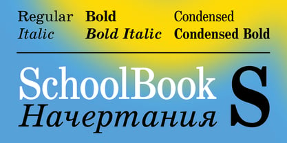 SchoolBook Font Poster 3