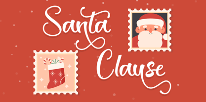 Christmas Stamp Font Poster 3