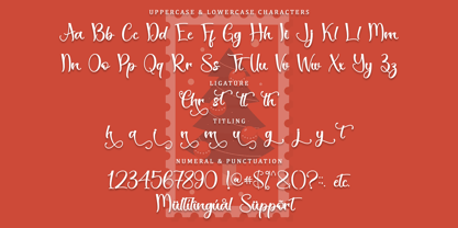 Christmas Stamp Font Poster 6