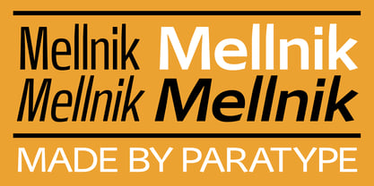 Mellnik Font Poster 1