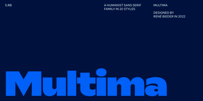 Multima Font Poster 1