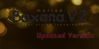 Murisa Boxana Font Poster 1