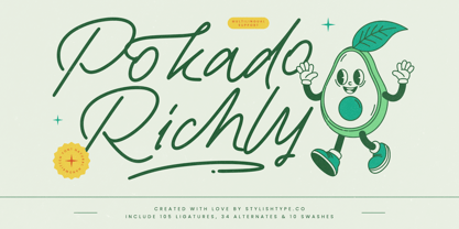 Pokado Richly Font Poster 1