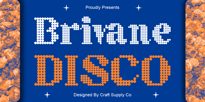 Brivane Disco Font Poster 1