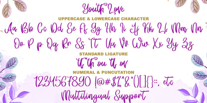 Youth Love Font Poster 7