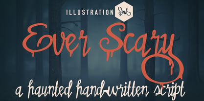 PN Ever Scary Font Poster 1