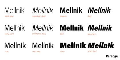 Mellnik Text Font Poster 3